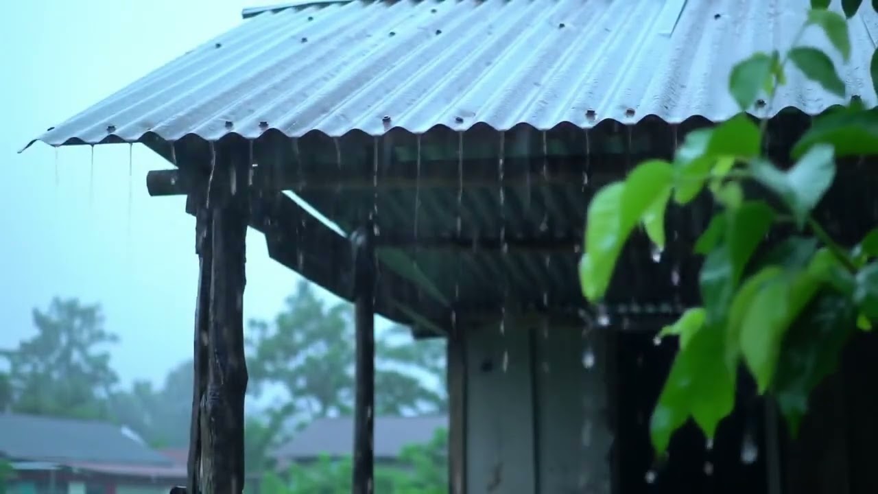 STOP Tossing and Turning   3 Hours of Heavy Rain and Relaxing Thunder Sounds Will Fix Your Sleep