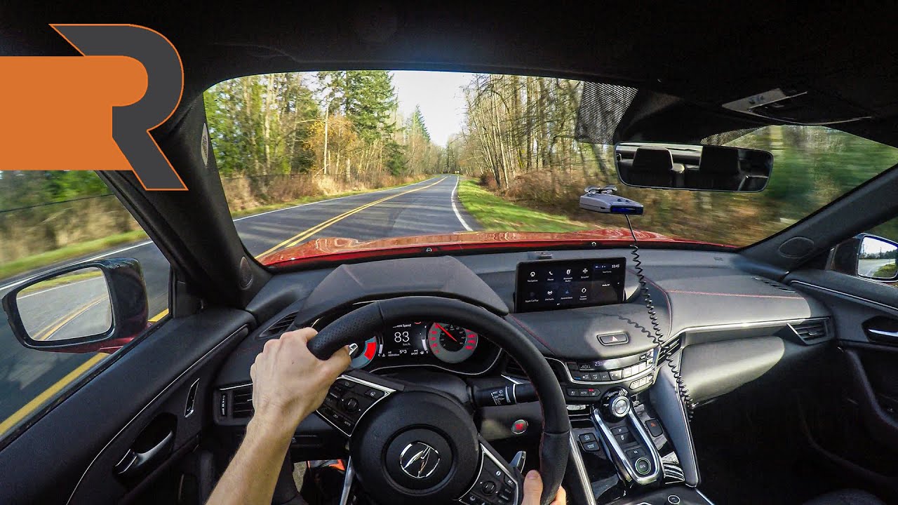 Behind The Wheel of the NEW 2021 Acura TLX A-Spec | POV Driving