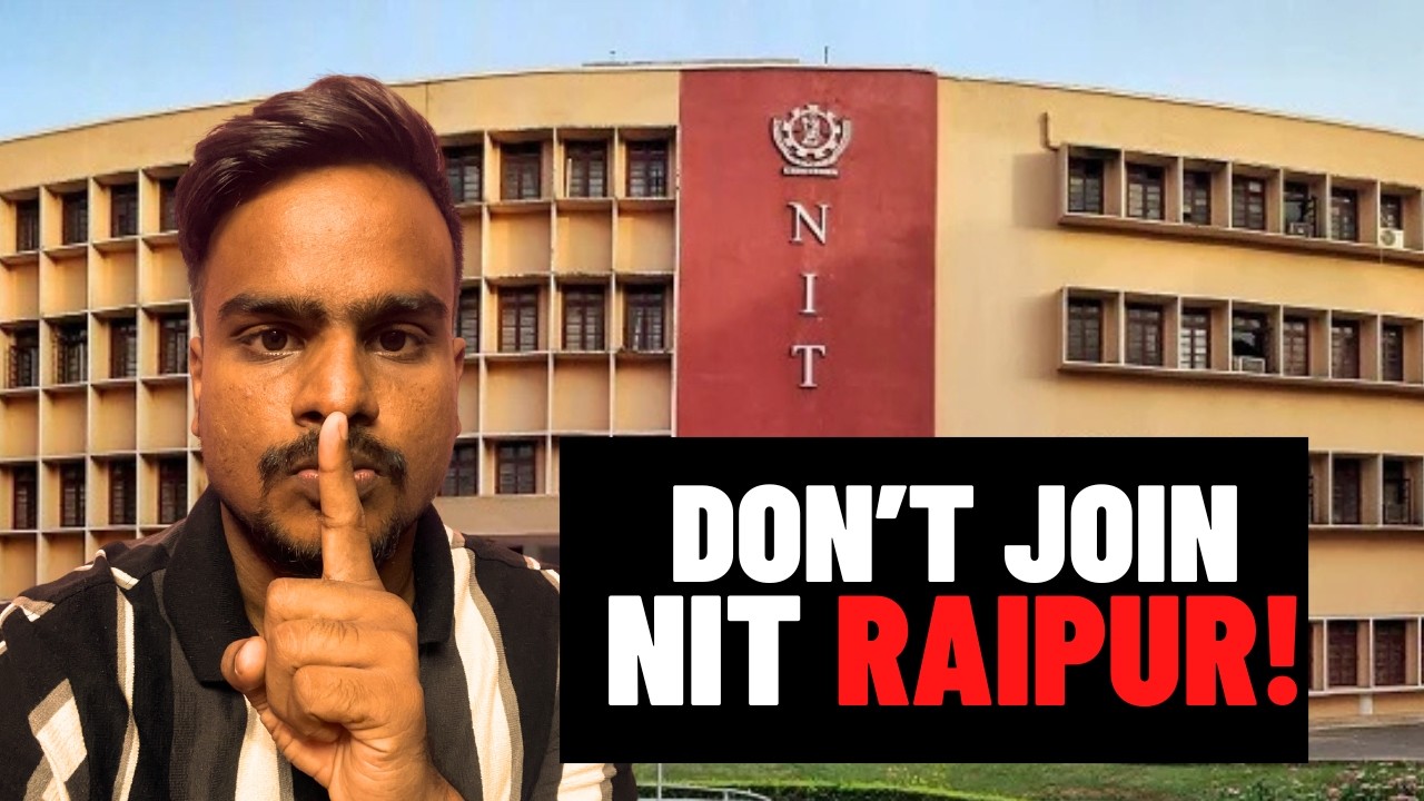 Don't Join NIT RAIPUR before watching this video !! Campus Tour | Hostel Life Feat: @Rohit Das at NIT Raipur