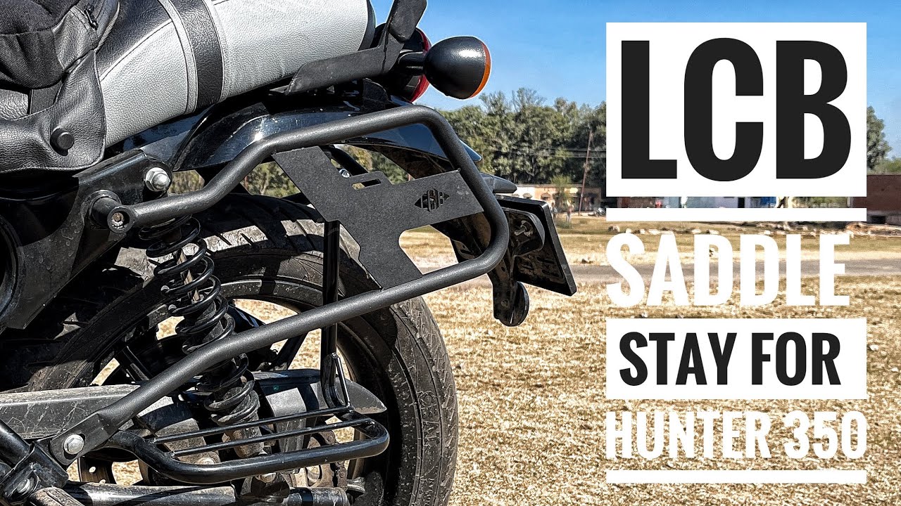 Best Saddle Stay for RE Hunter 350 || LCB Saddle Stay || Legundary Custom Built @MurshidBandidos