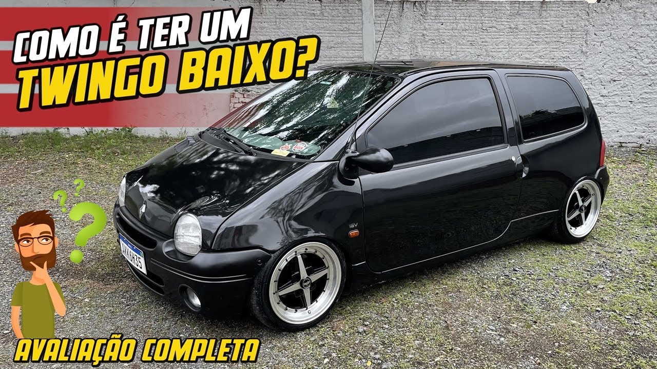 DIFERENTE DOS IGUAIS! RENAULT TWINGO 1.0 16V REBAIXADO - PEQUENO POR FORA GIGANTE POR DENTRO!