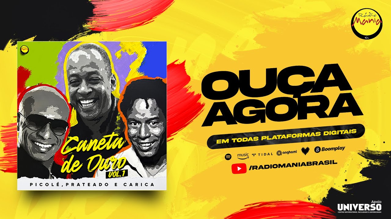 🔴 Caneta de Ouro Vol.1|  Picol&eacute; - Prateado e Carica ( COMPLET&Atilde;O )