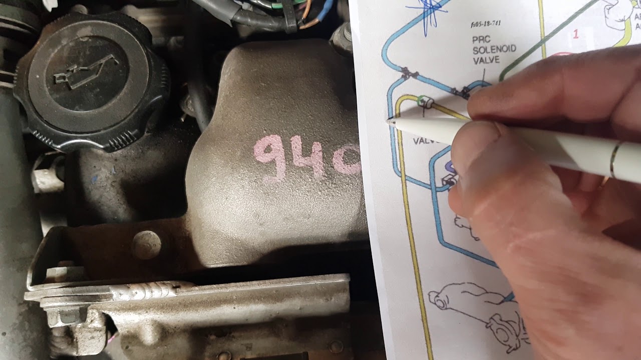 Mazda Millenia (Xedos 9) 2,3L, MILLER Cycle Engine, VACUUM HOSE ROUTING DIAGRAM