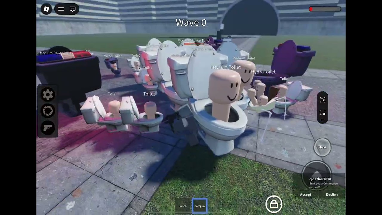 Part 2 of play crazy toilet game 