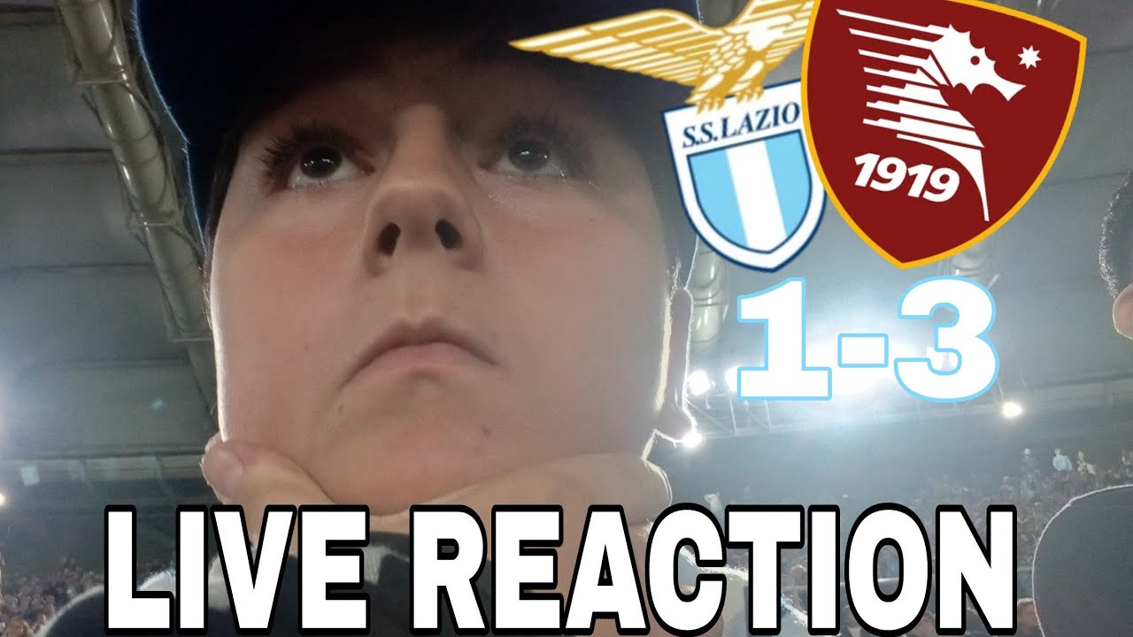 [COSÌ NO...] LIVE REACTION DALLO STADIO LAZIO-SALERNITANA 1-3: TANTA AMAREZZA 😰😔