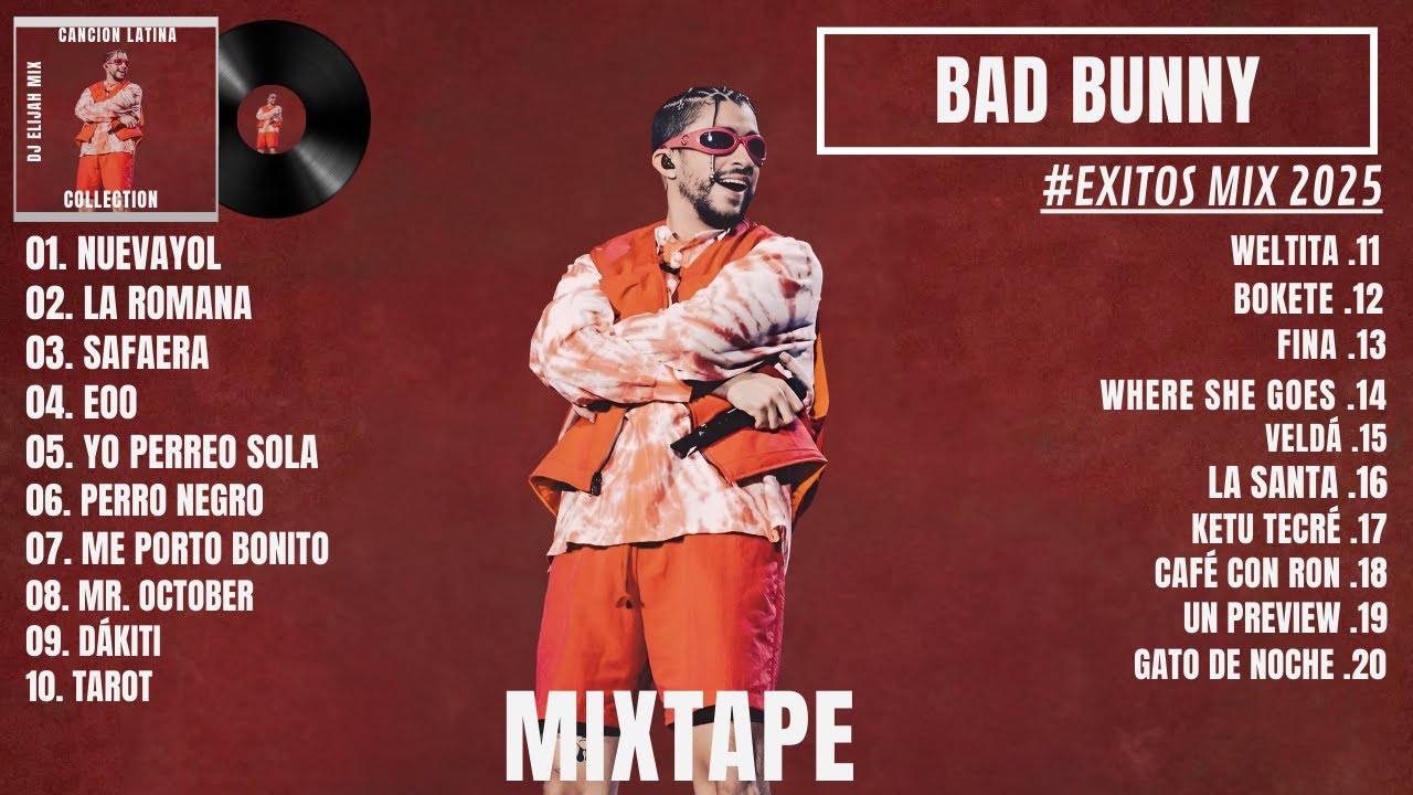 Bad Bunny Mix 2025 | BEST OF BAD BUNNY REGGAETON MIX