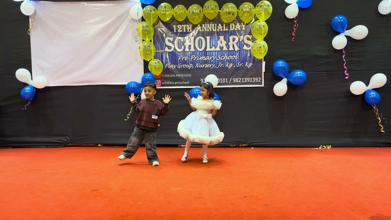 Bollywood Dance Performance by Yuvansh from Nursery | Scholars Preschool 12th Annual Day