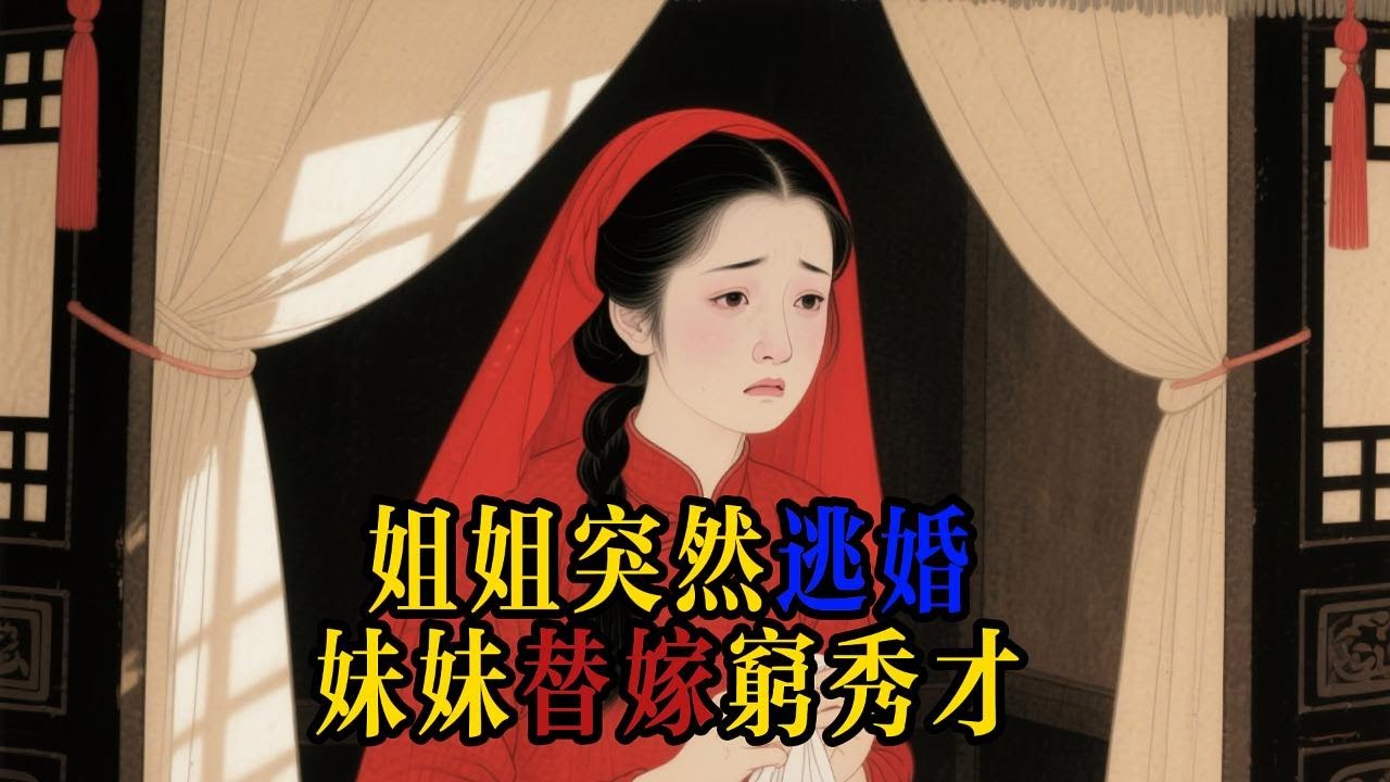 姐姐大婚前夕逃婚，妹妹替嫁穷秀才，三年后状元郎归乡：谁才是真正的少奶奶？民间故事,嫌贫爱富,替嫁、逆袭#民间故事 #民間故事 #替嫁 #故事頻道 #情感 #逆袭 #姐妹