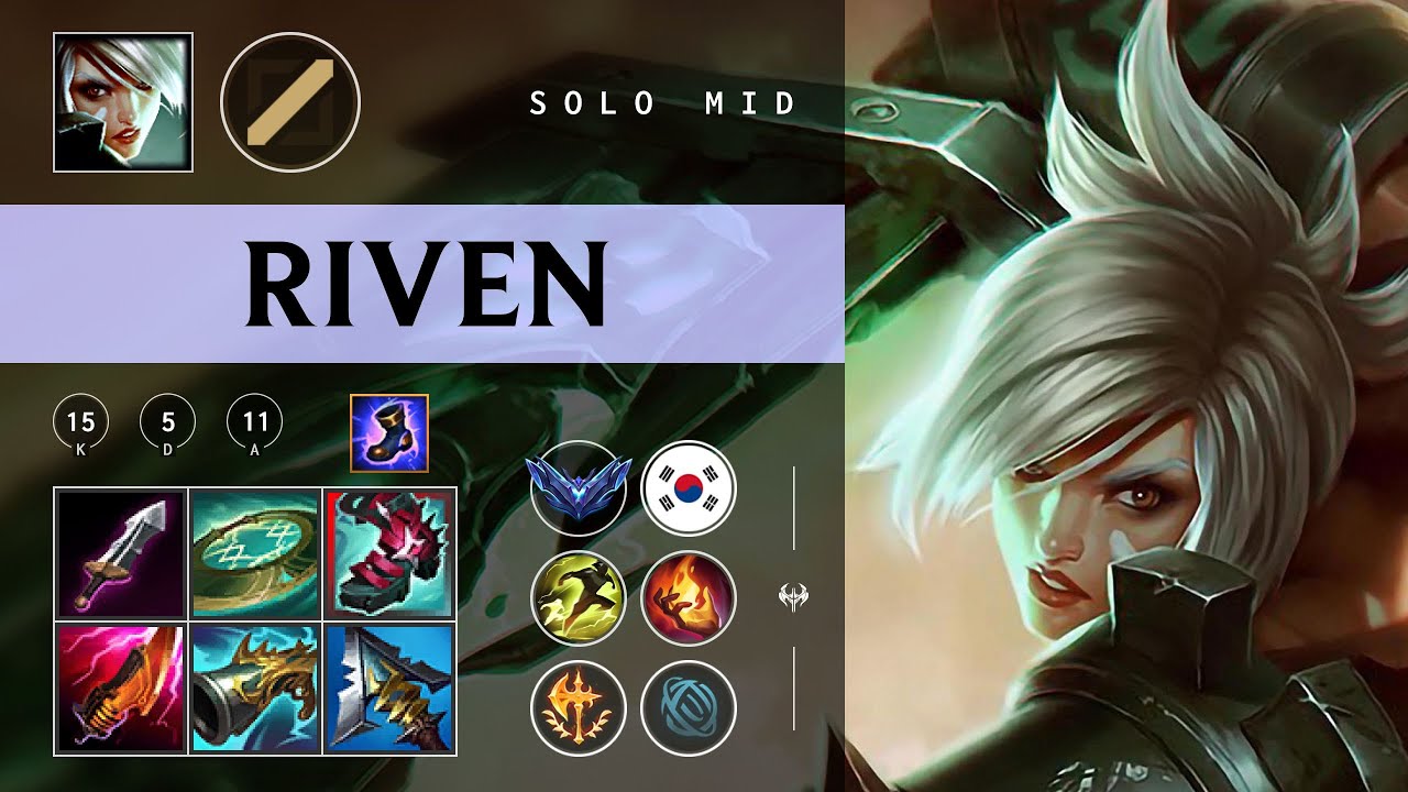 Riven Mid vs Zed - KR Diamond Patch 26.02