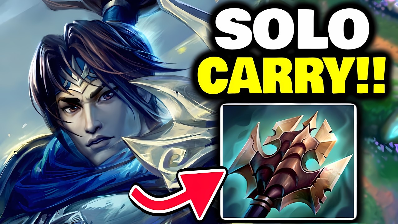 the 1V9 BUILD on XIN ZHAO Jungle to SOLO CARRY!!!