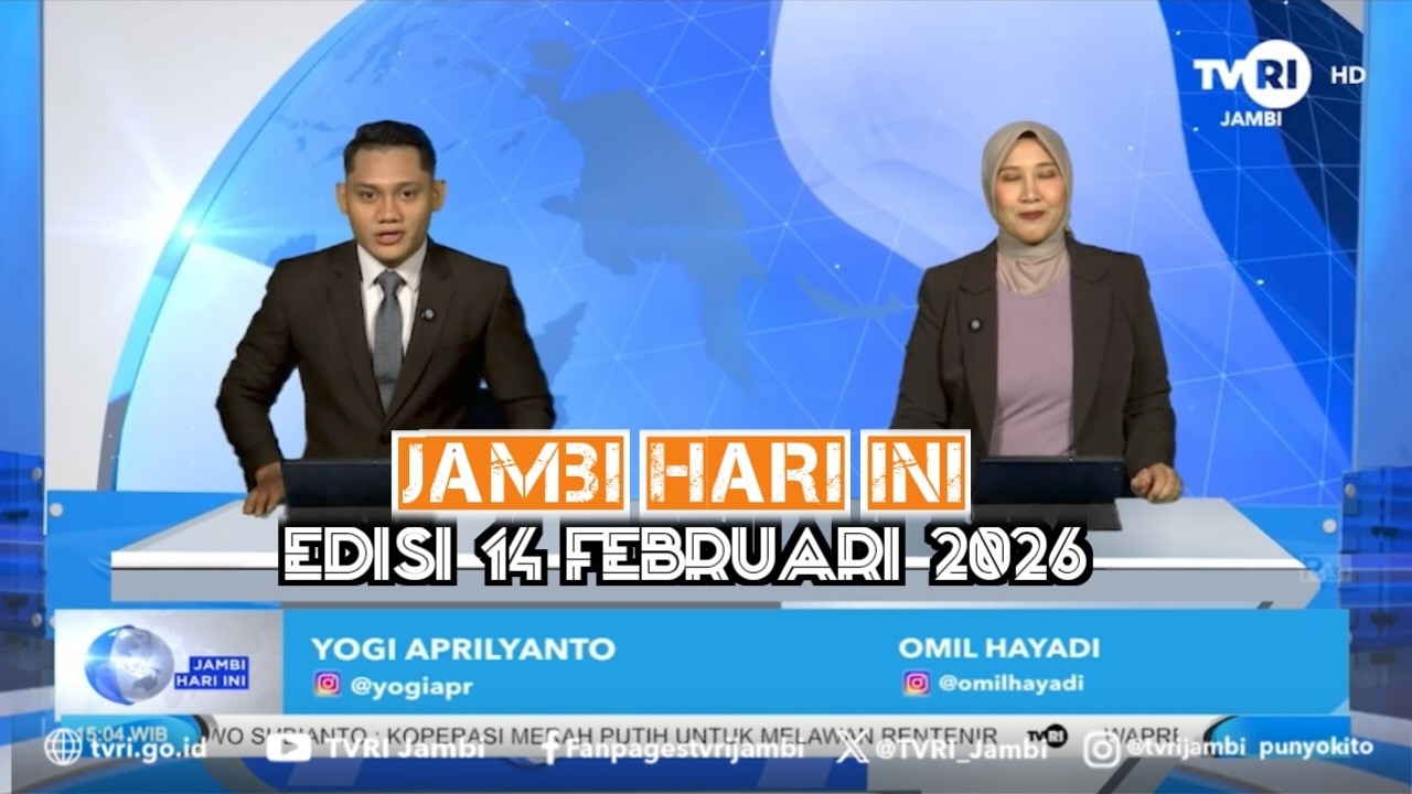 JAMBI HARI INI | Edisi 14 Februari 2026#jhi#News#WorldCup2026DiTVRI#TVRIJambi#MediaPemersatuBangsa