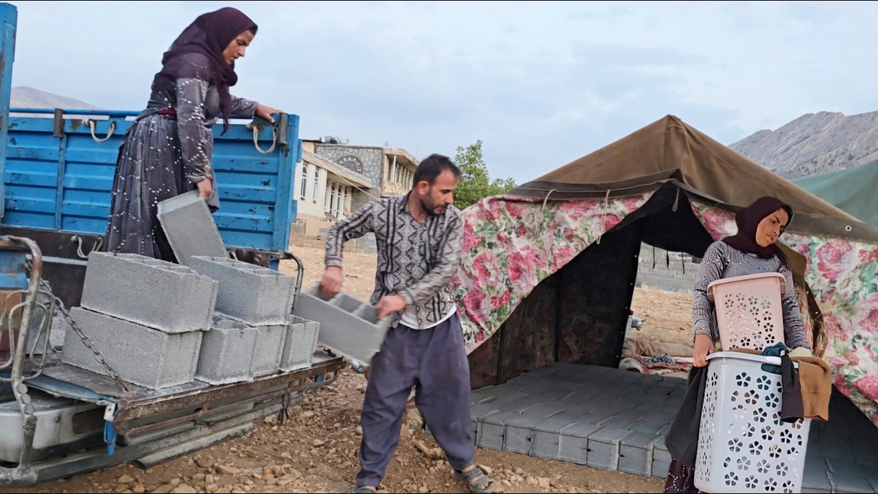 Making a tent floor for survival in very harsh conditions......