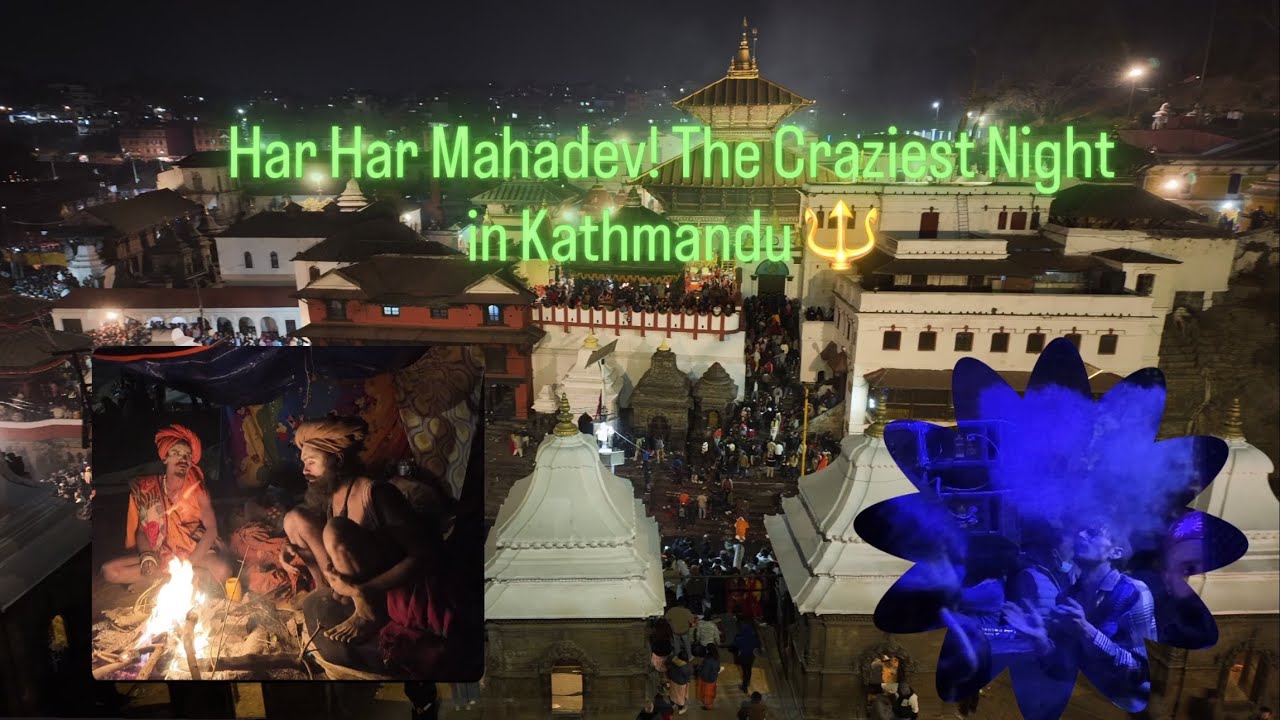 Spiritual Vibes or Festival Chaos? 😅 Har Har Mahadev! 🙏✨