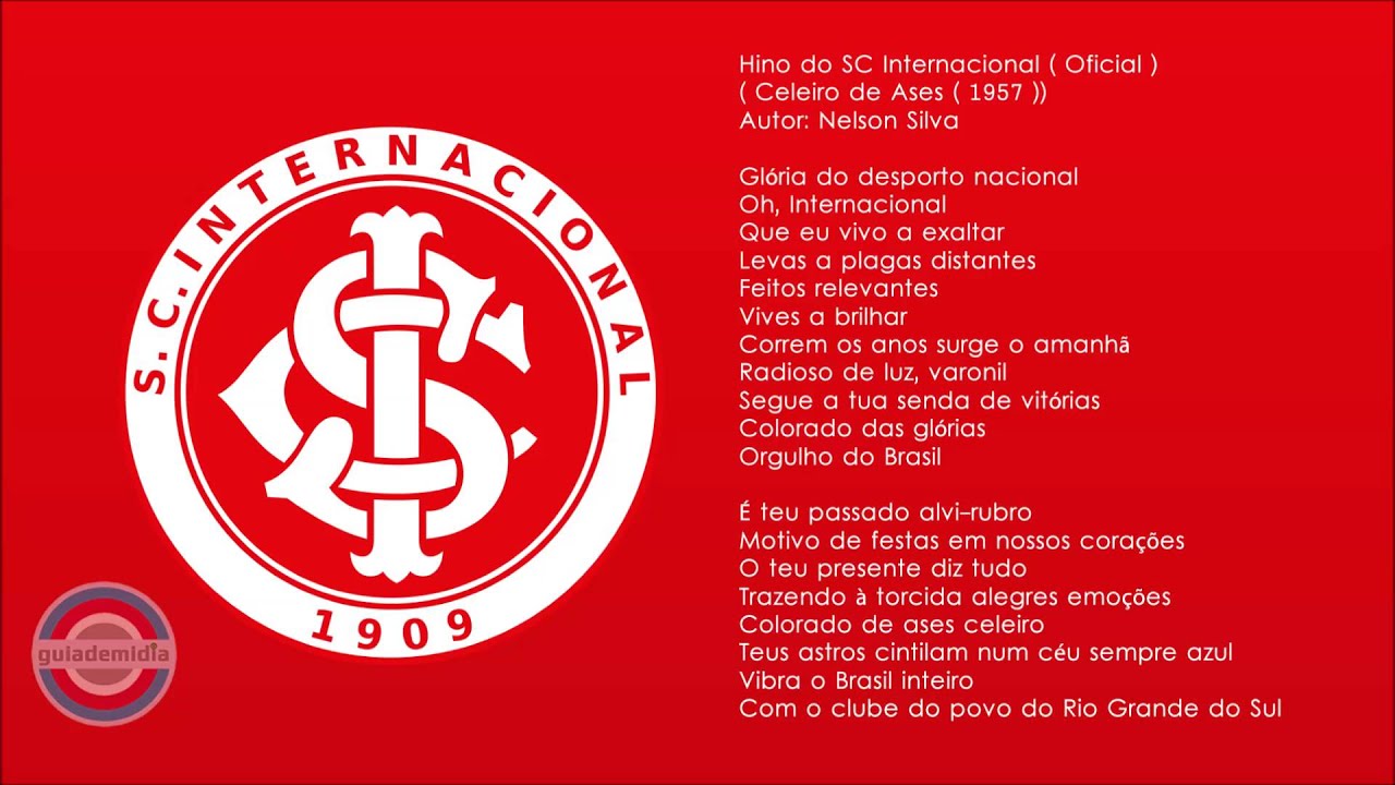 Hino do S.C. Internacional ( RS ) [ Celeiro de Ases - Hino Oficial ]