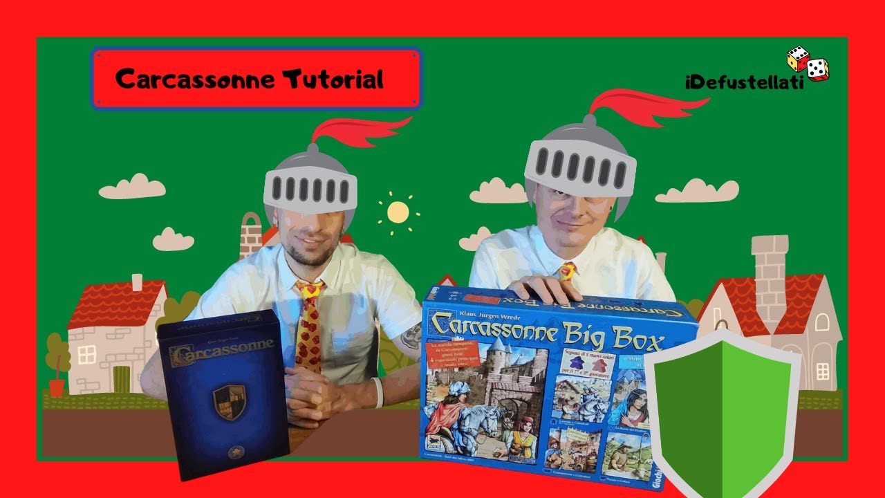 Carcassonne tutorial in Italiano (+ espansione il fiume, l'abate e 20° anniversario) (TUTORIAL #04)