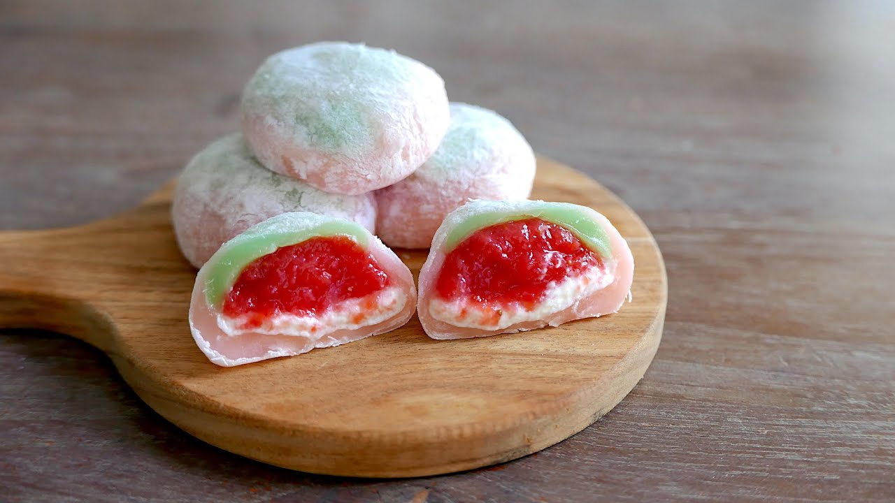Mochi à la Fraise | Recette Japonaise | wa's Cuisine | いちご餅