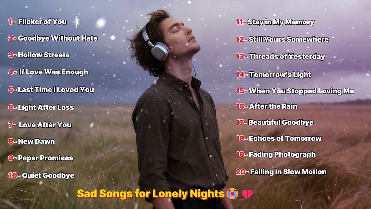 Soft Songs for Heavy Hearts-sleep sad music💔🎧🌙