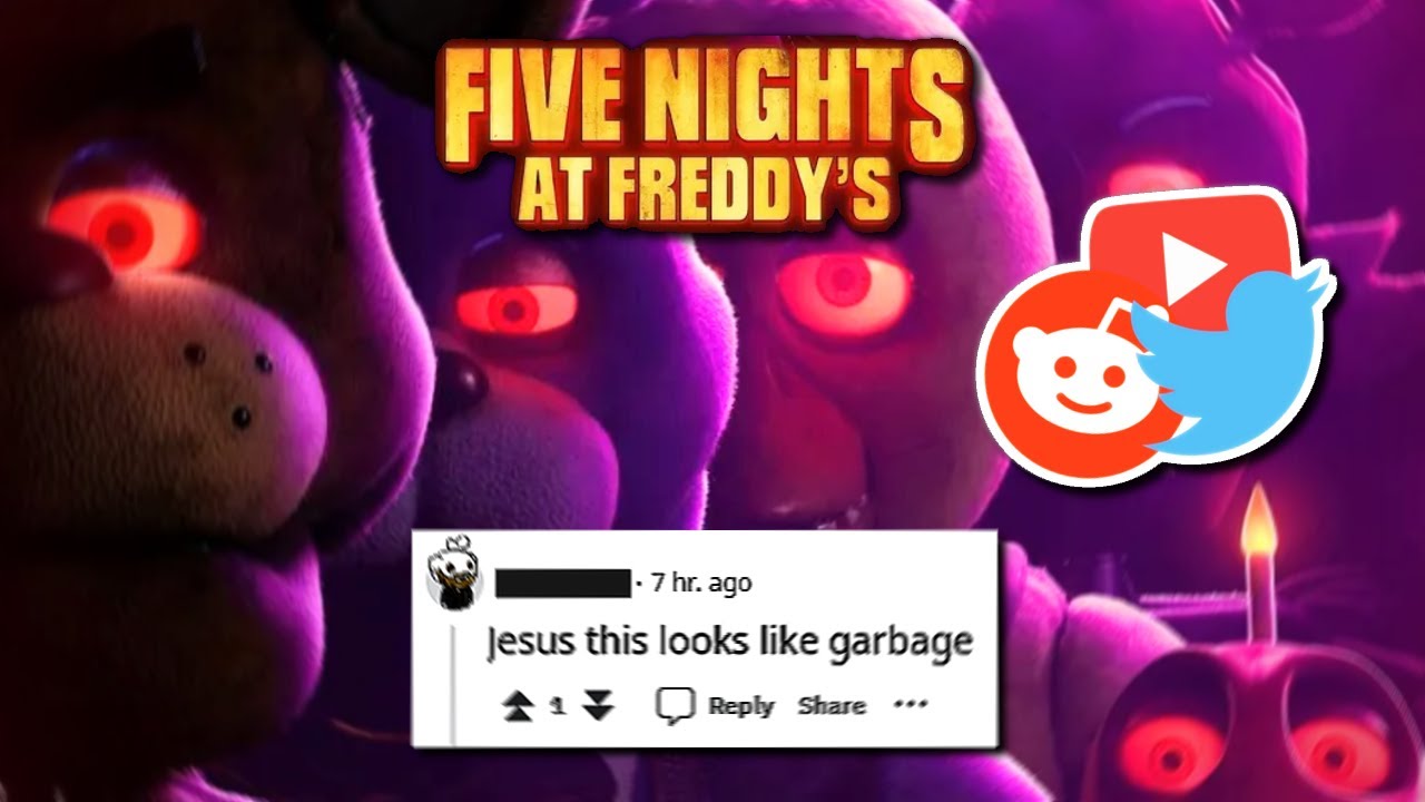 The Internet's Reaction to The Five Nights at Freddy's Movie Trailer