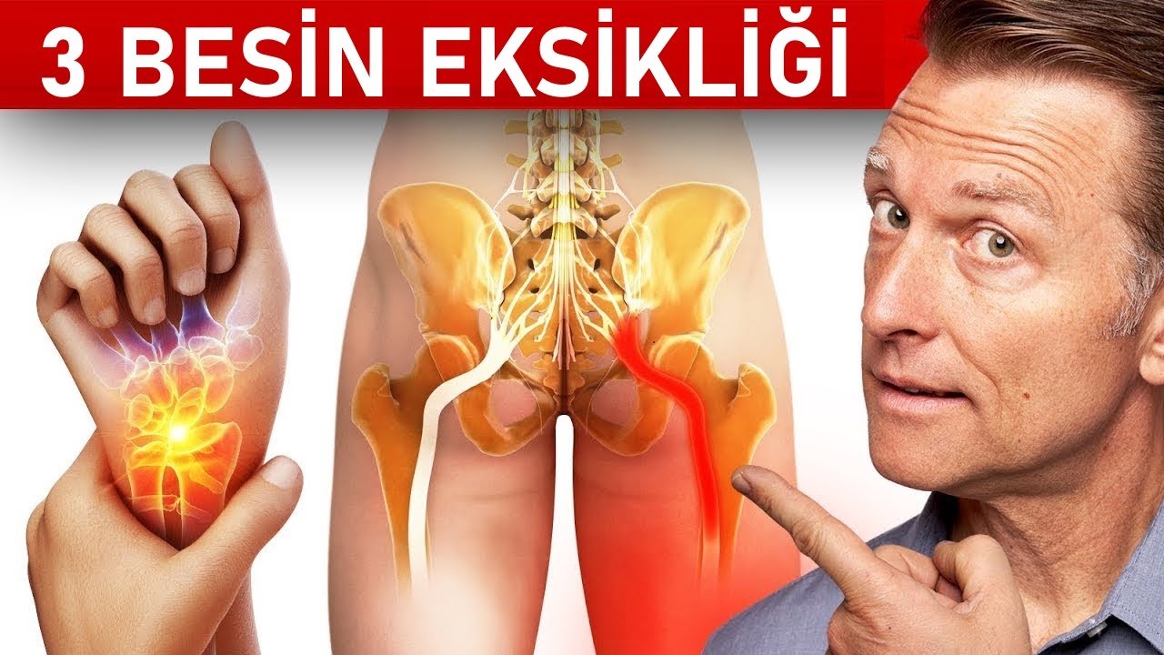Siyatik ve Karpal Tünel Sendromunu Kötüleştiren 3 Önemli Vitamin Eksikliği | Dr. Berg Türkçe