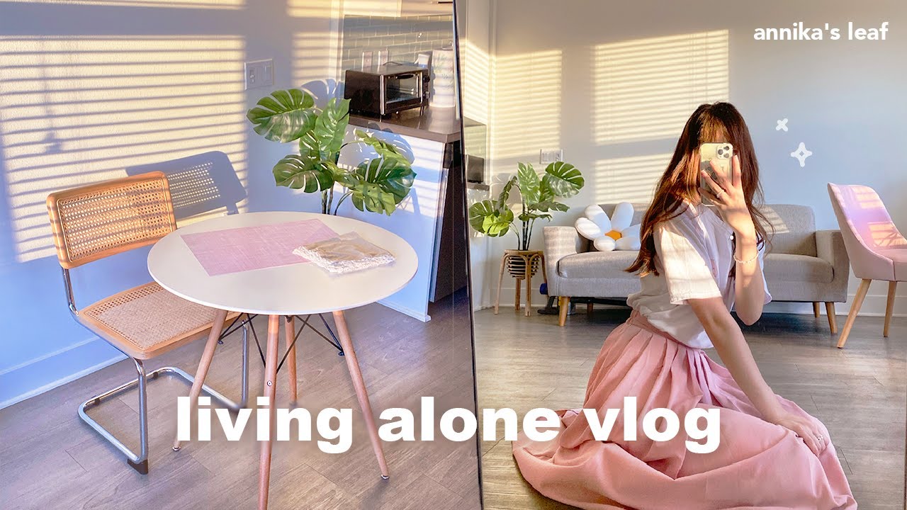 first week living alone 🕊 big apartment purchases, getting my bangs permed, rebranding my shop