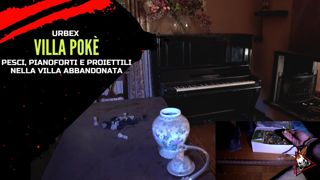 IN QUESTA VILLA E' RIMASTO TUTTO - URBEX ITALIA