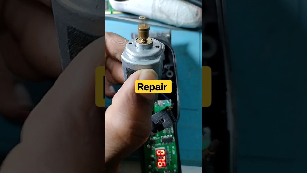 How to Repair Hair Trimmer Machine | Trimmer Machine Motor Not Working Fix@macnitesh