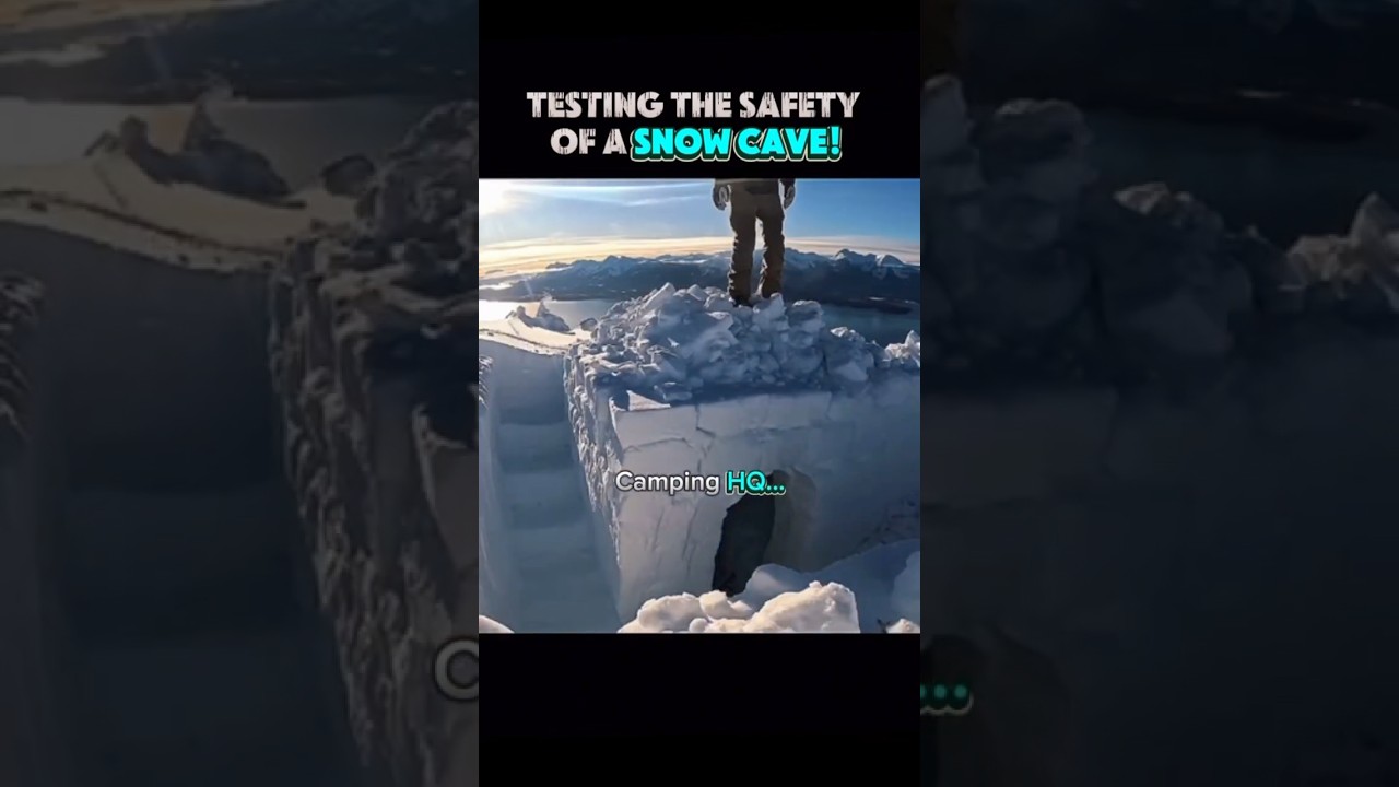 Testing The Safety Of A SNOW CAVE! ❄️ (