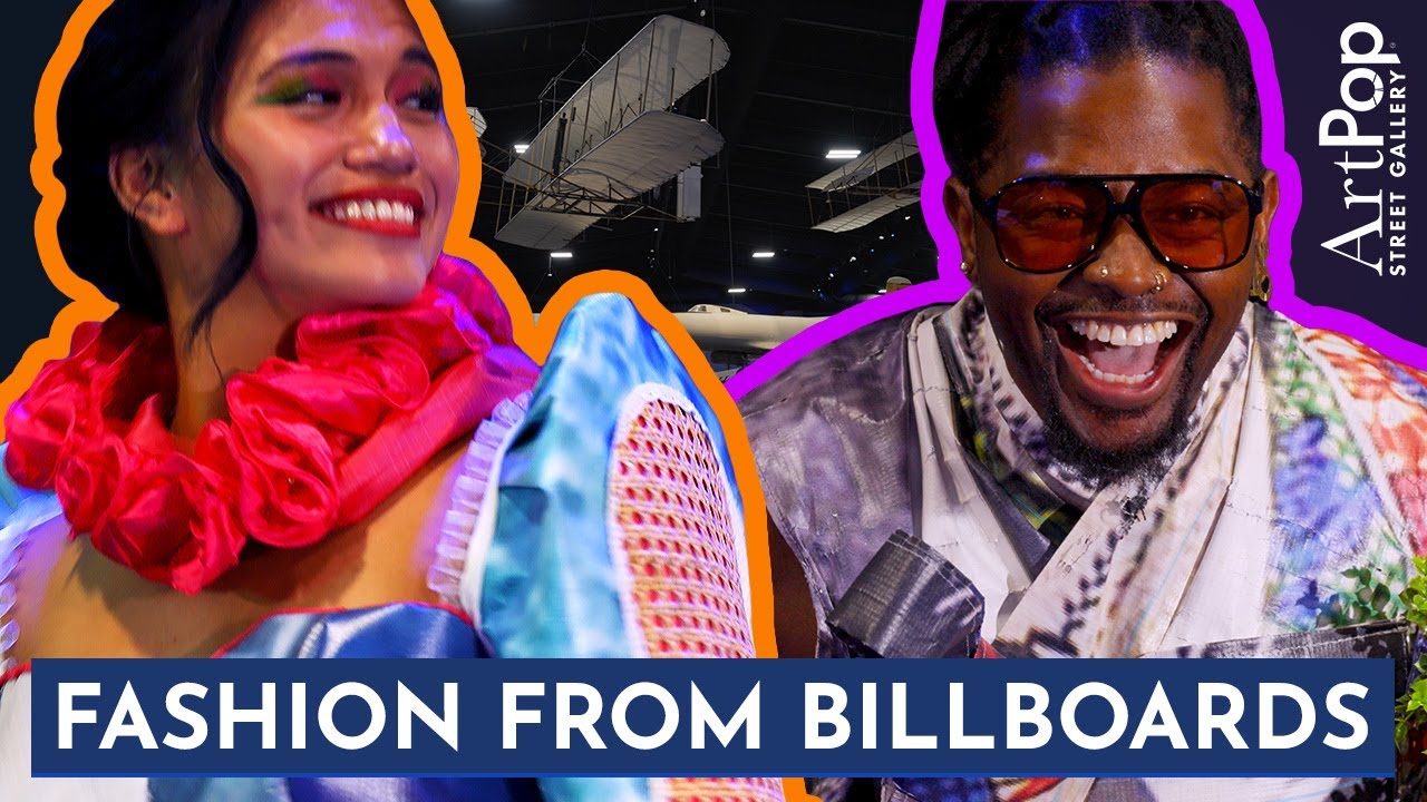 BILLBOARDS transformed into FASHION | 2024 ArtPop Fashion Show