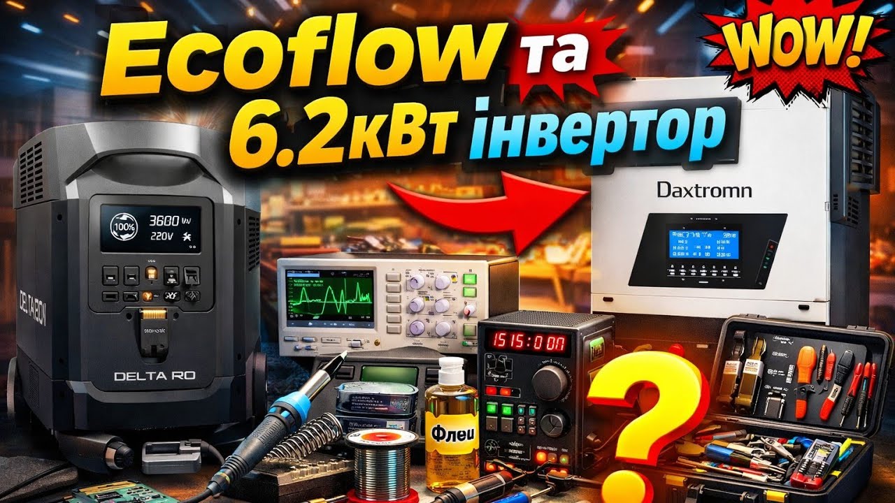 Ремонт Ecoflow Delta PRO та Daxtromn 6.2kW