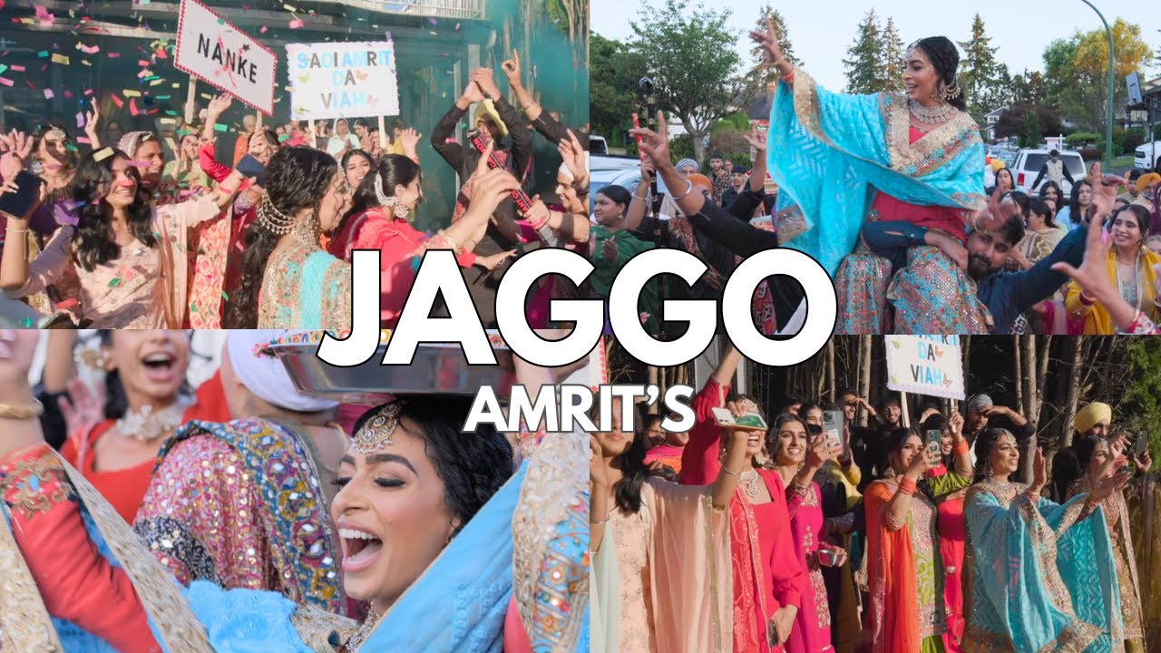 AMRIT'S JAGGO NIGHT | PUNJABI WEDDING | VLOG