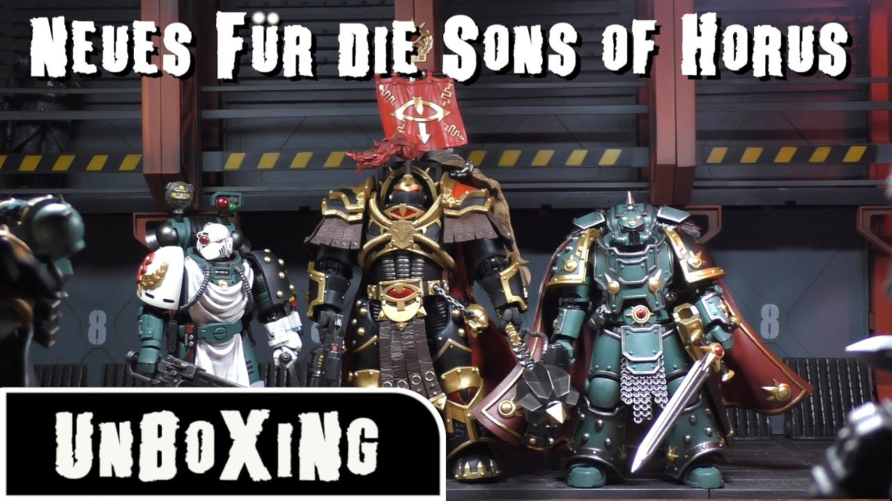 Unboxing - Apothecary, Champion, Praetor Cataphractii - Sons of Horus  Joytoy, Warhammer 30.000