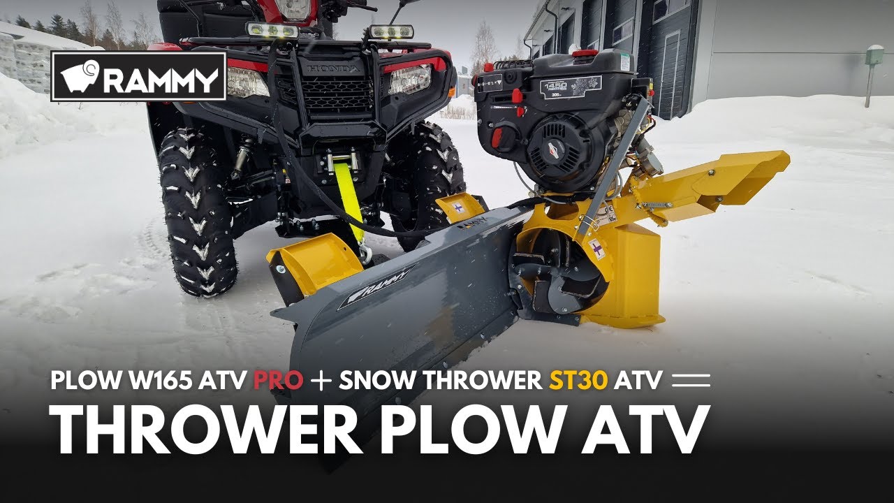 Rammy - Thrower Plow ATV