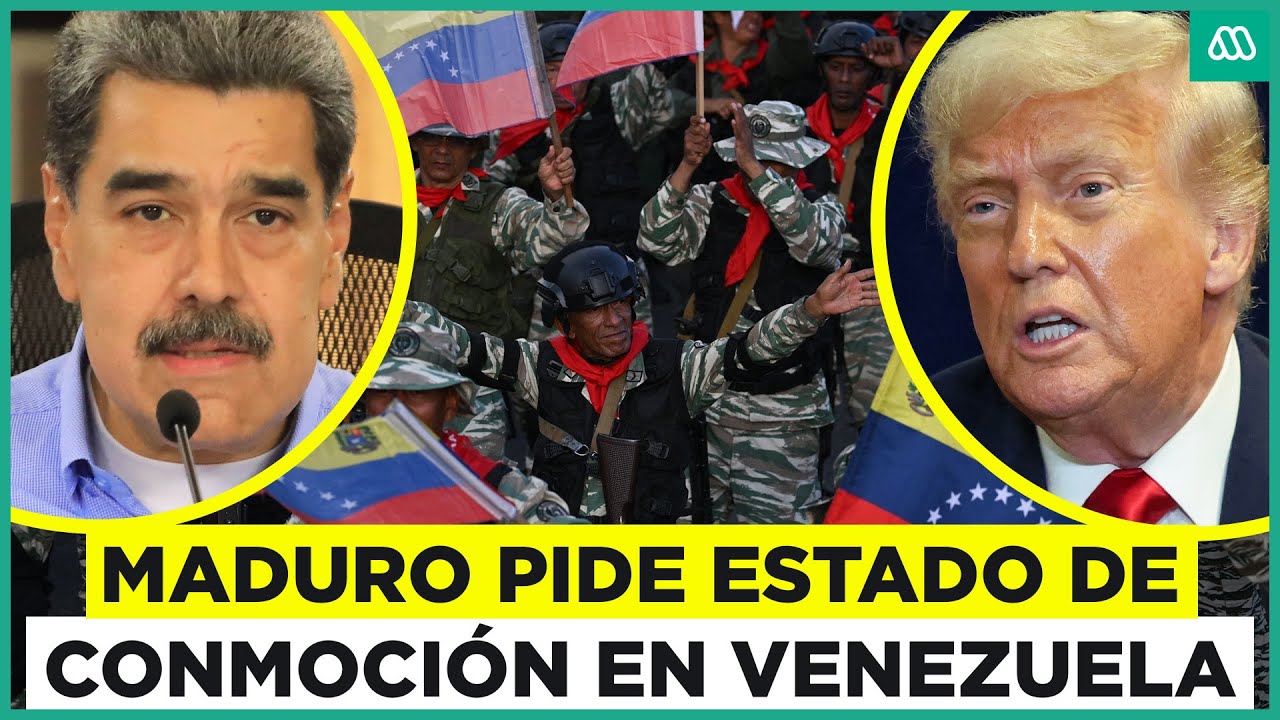 Maduro pide estado de conmoción en Venezuela tras amenezas de Trump