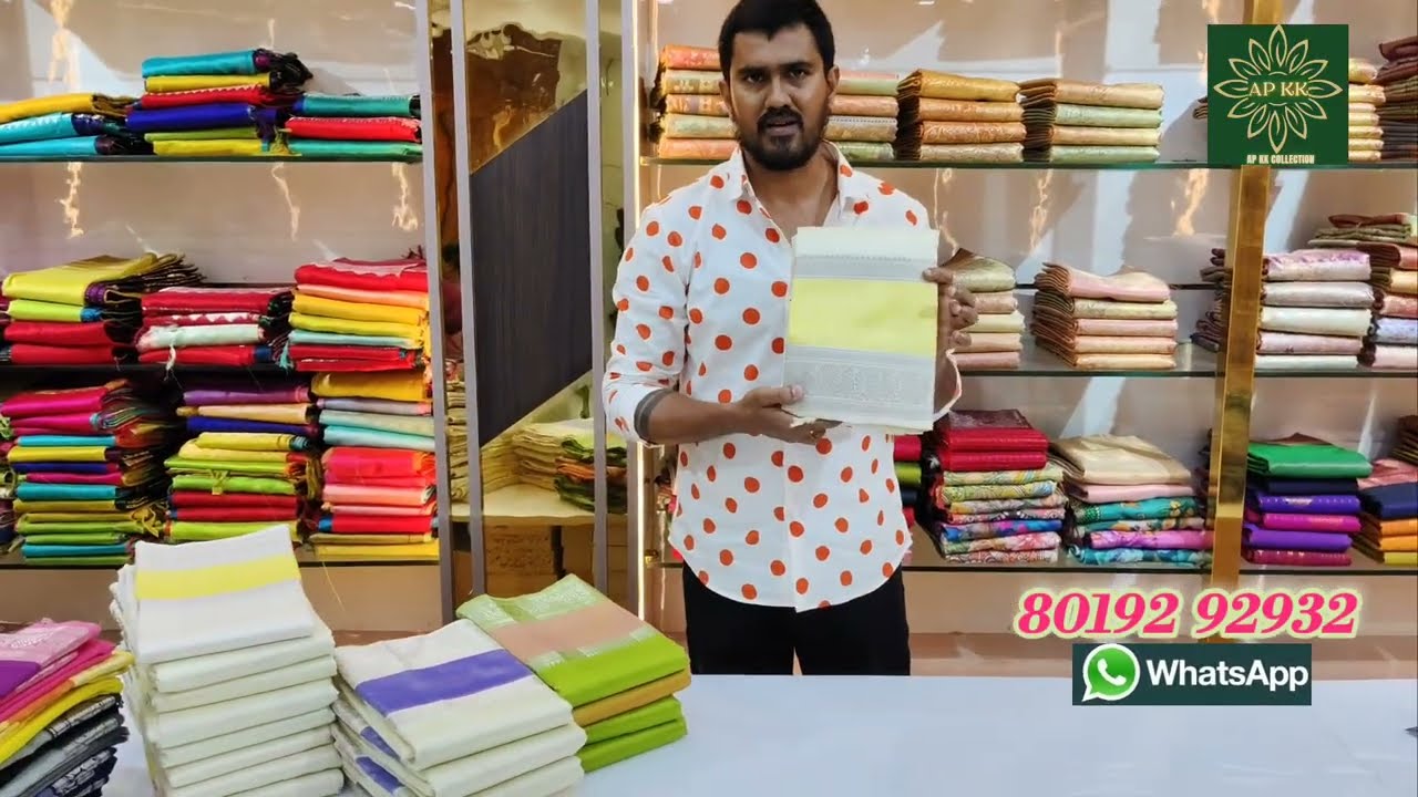 మంగళగిరి పట్టుచీరలు దాన్వి హ్యాండ్లూమ్స్ నుంచి ఎన్ని కొత్త మోడల్స్ ఎంత బాగున్నాయో చాలా తక్కువ ధరతో🥰👍