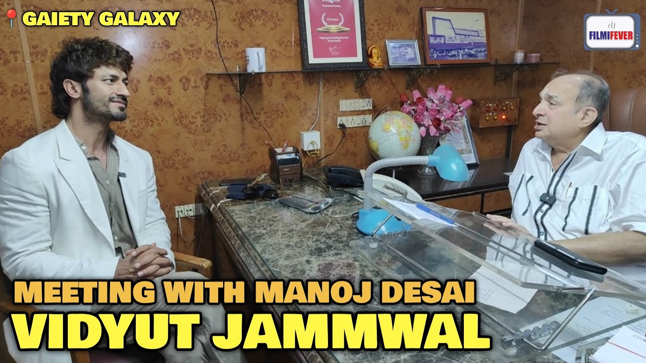 Vidyut Jammwal MEETING With Manoj Desai | In Light of Recent Controversy With Crakk vs Critic