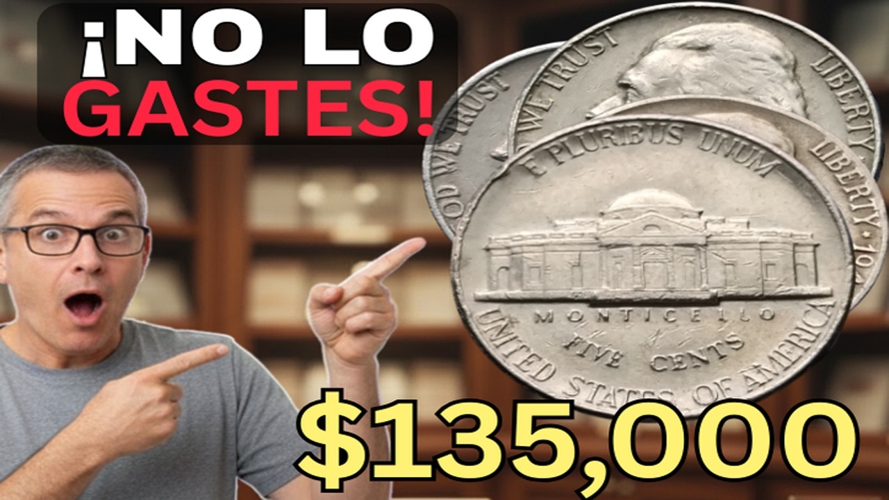 4 monedas raras con errores...¡El Níquel de $135,000! Revisa si Tienes Estas Monedas de 5 Centavos