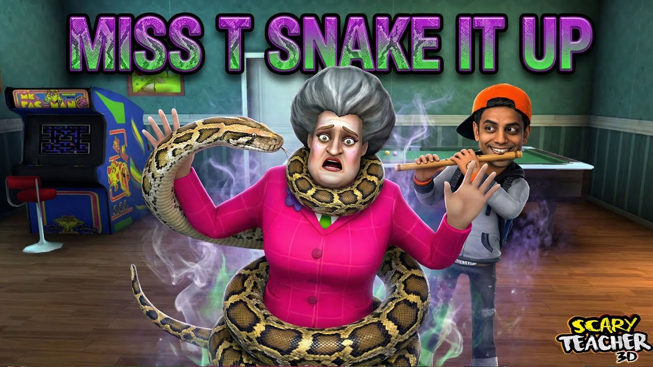 Miss T Snake it Up | Scary Teacher Ke Sath Snack Prank Kar Diya