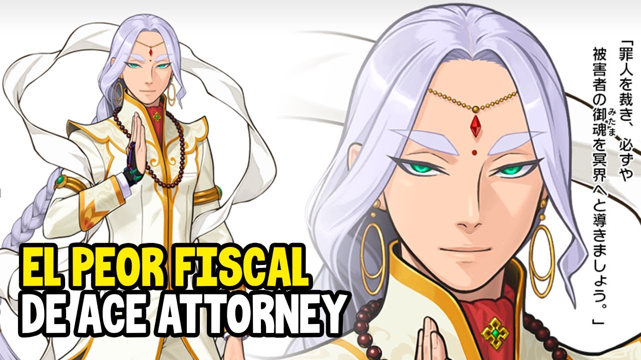Nahyuta, el peor fiscal de Ace Attorney