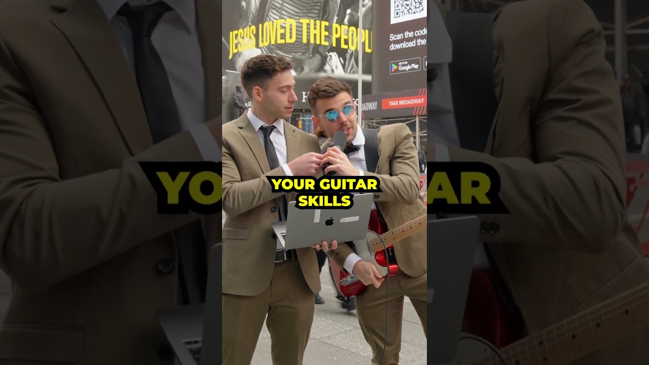 Best Guitar Solo Wins $100😱💰 Full song link in the comments!