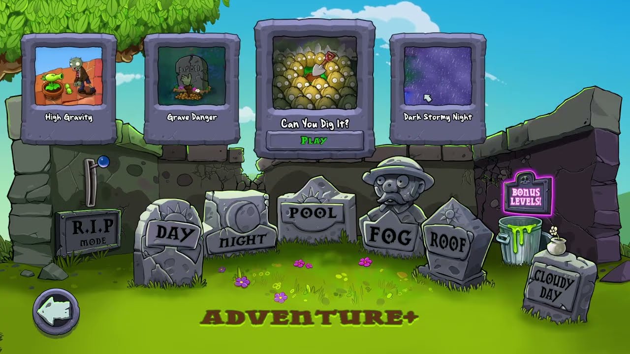 WYSOKA GRAWITACJA, BURZA I GROBY!!! PLANTS VS ZOMBIES REPLANTED Odcinek 19