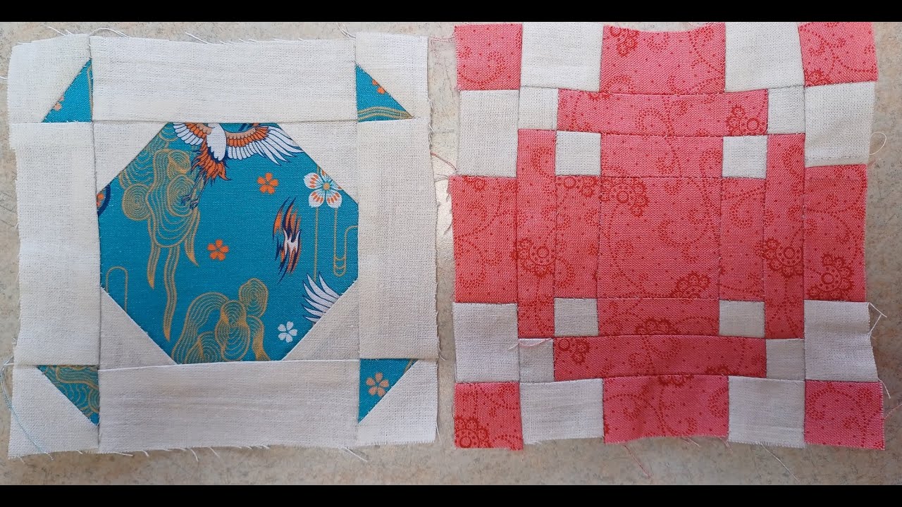 Vidéo 66 - Dear Jane en français - Blocs F3 & E8 - Jane Stickle's quilt