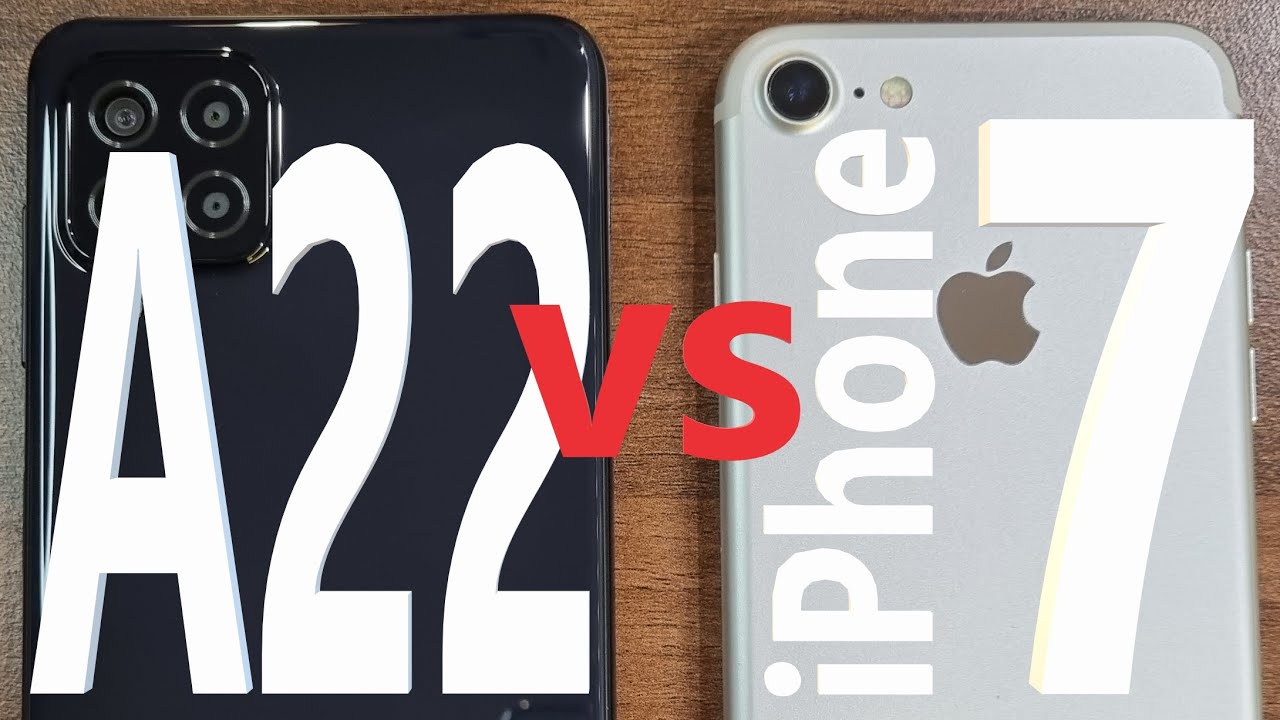 Samsung Galaxy A22 против iPhone 7 &mdash; ТЕСТ СКОРОСТИ + многозадачность &mdash; Что быстрее!?