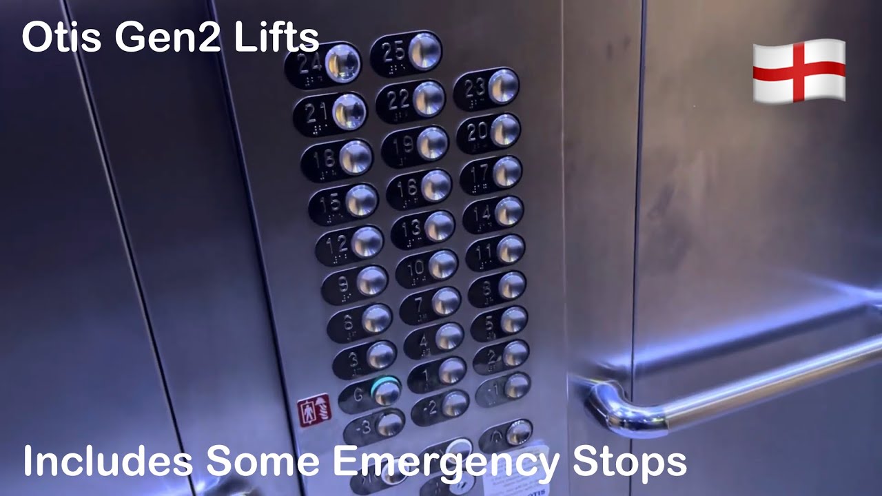 Otis Gen2 Lifts + Emergency Stops - Stratford Plaza Apartments In London, England 