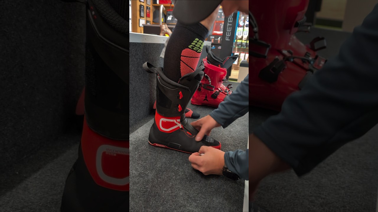 Every skier deserves a good Bootfitting for better Performance.  #skiing #skigear #skiboots #atomic