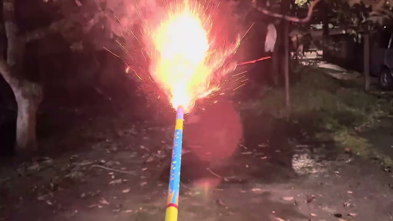 Golden rooster roman candle 30 balss