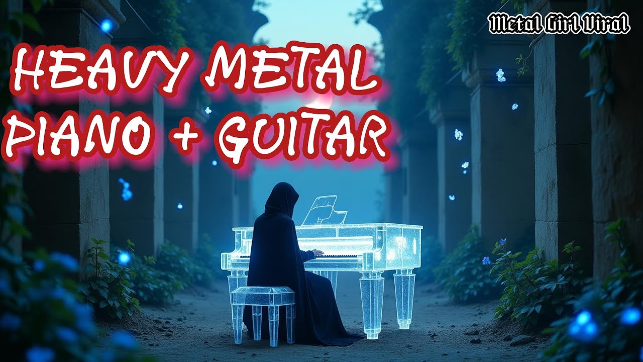 Best Heavy Metal Music 🎵 Piano + Guitar Perfect for Meditaion, Deep Reflection, Gaming, Working, Gym