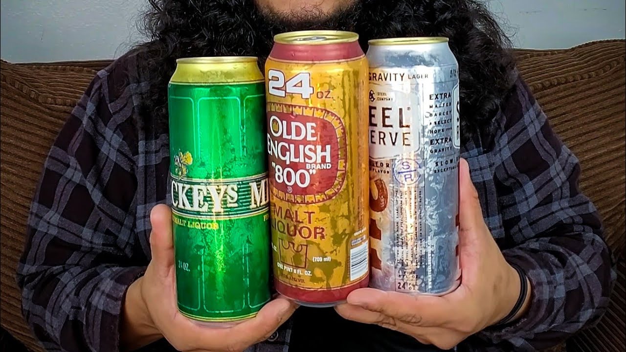 Malt Liquor Battle - Olde English vs. Mickeys vs. 211 Steele Reserve - thebroodood Beer Reviews