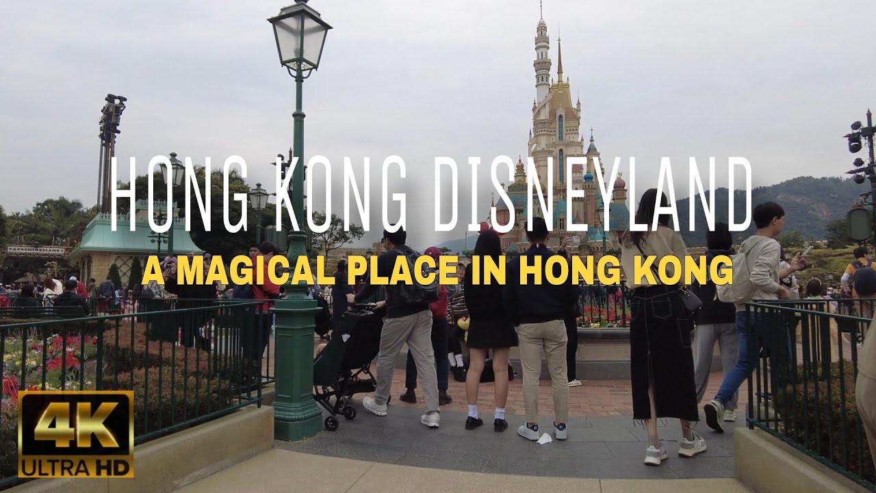 Hong Kong Disneyland Walk Tour 2024 |4K| Christmas Eve at the Magical Place in Hong Kong | Hong Kong