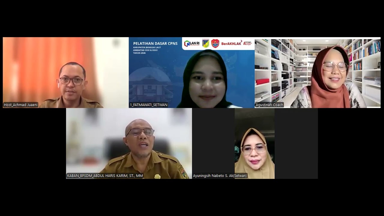 SEMINAR RANCANGAN AKTUALISASI OLEH FATMAWATI PESERTA LASTAR CPNS KAB. BANGGAI LAUT TAHUN 2026