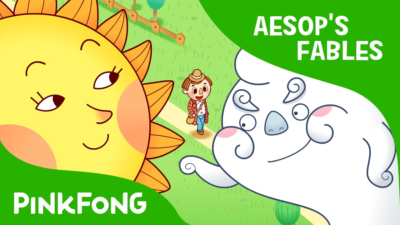 The Sun and the Wind | Aesop's Fables | PINKFONG Story Time for Children